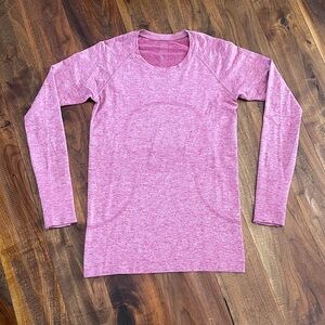 Lululemon Swiftly Tech Long Sleeve 2.0 Waist Length Size 8
